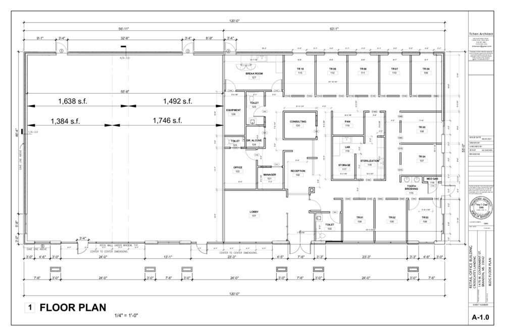 Retail Space | Crossgates Landing on HWY 80 in Brandon: 1480 W. Government Street, Brandon, MS 39042